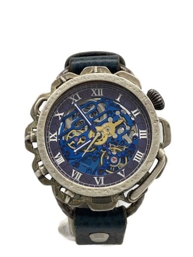 商品画像：自動巻腕時計/アナログ/レザー/BLU/BLU 1