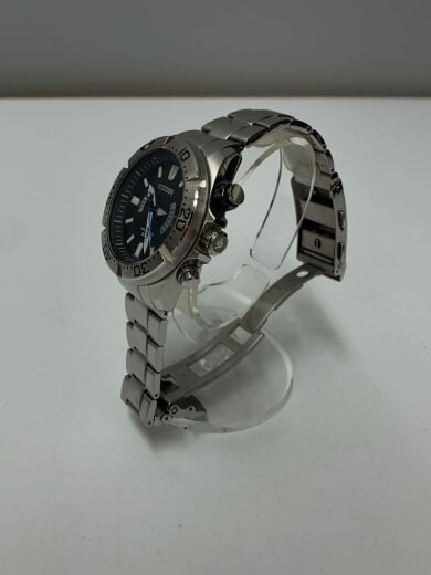 商品画像：腕時計/アナログ/BLK/SLV 2