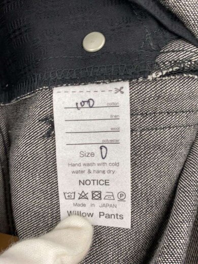 商品画像：リジットブラックデニムパンツ/0/デニム/BLK/無地 5