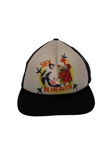 商品画像：メッシュキャップ/FREE/ポリエステル/BLK/メンズ/SEX IN HEAVEN MESH BACK 1