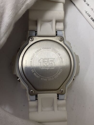 商品画像：クォーツ腕時計・G-SHOCK/デジタル/ラバー/WHT/WHT/SS/// 3
