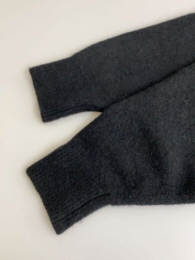 商品画像：ニット・セーター(厚手)/M/ウール/BLK/無地/1113-106-5085// 6
