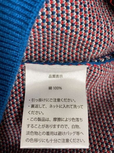 商品画像：ニット・セーター(厚手)/L/コットン/GRY/総柄/ULTR25R006-001 4