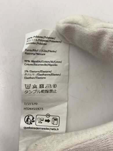 商品画像：アナグラム刺繍/レギュラーフィット/ワンポイントTシャツ/M/コットン/BLK/無地/H526Y22X75 5