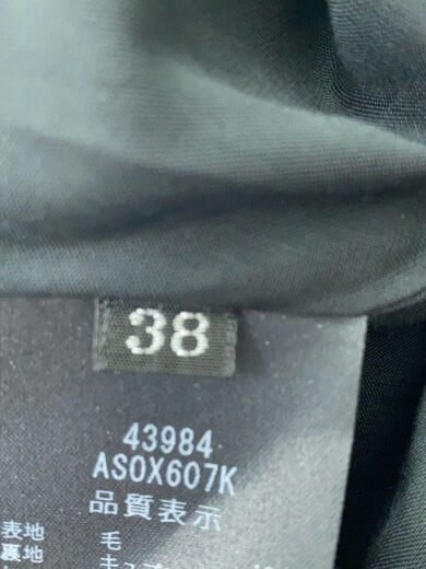 商品画像：23AW/スカート/38/ウール/NVY/無地/43984-ASOX607K 5