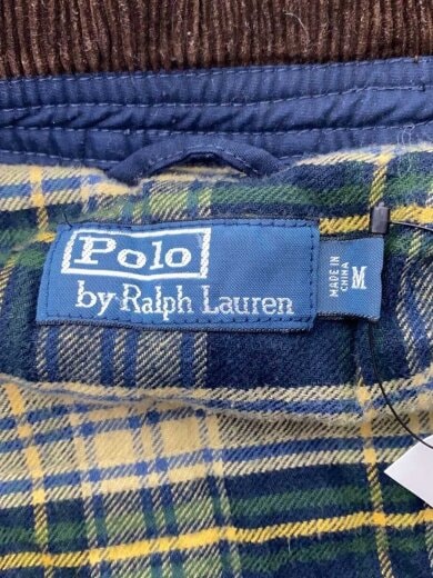 画像：POLO RALPH LAUREN00s/コーデュロイカラースイングトップ/M/コットン/NVY4