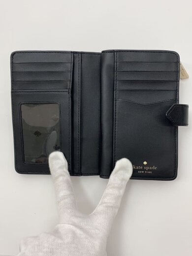 商品画像：2つ折り財布/レザー/BLK/レディース/WLR00128 4