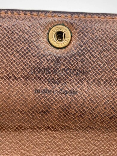 商品画像：1)ポルト・フォイユ・サラ_モノグラム・キャンバス_BRW/PVC/BRW/総柄/レディース// 3