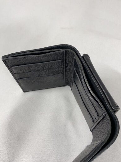 商品画像：trifold wallet/3つ折り財布/レザー/BLK/メンズ/ot-rc-twt 6
