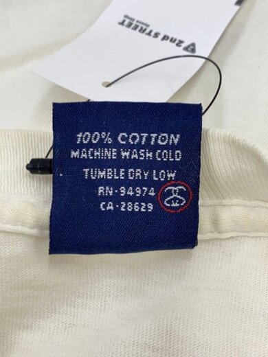 商品画像：90年代/シングルステッチ/USA製Tシャツ/S/コットン/WHT/プリント 4