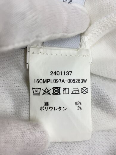 商品画像：ポロシャツ/M/コットン/WHT/2401137// 5