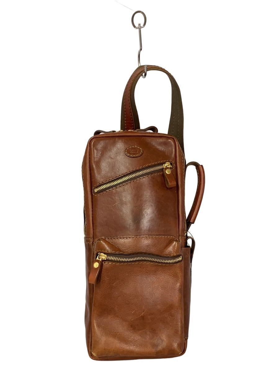 HERZ / ワンショルダー/ショルダーバッグ/レザー/BRW/無地/F-34