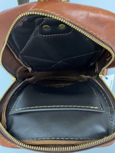 商品画像：ワンショルダー/ショルダーバッグ/レザー/BRW/無地/F-34 6