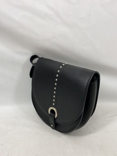 商品画像：ミニショルダーバッグ/レザー/スタッズ/BLK 2