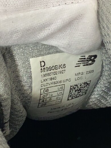 商品画像：M990/ブラック/26cm/BLK 5