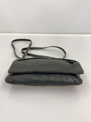 画像：Helmut Langショルダーバッグ/レザー/BLK/無地/マジックテープにリペア有4