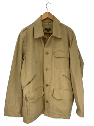 商品画像：90s/ジャケット/L/コットン/BEG/無地 1