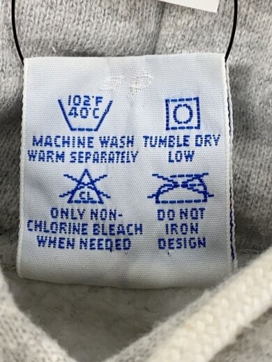 商品画像：90s/USAFA/リーバースウィーブ/パーカー/M/コットン/GRY/無地 4