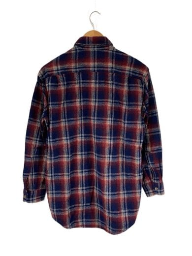 商品画像：推定90s/長袖シャツ/S/ウール/RED/チェック 2
