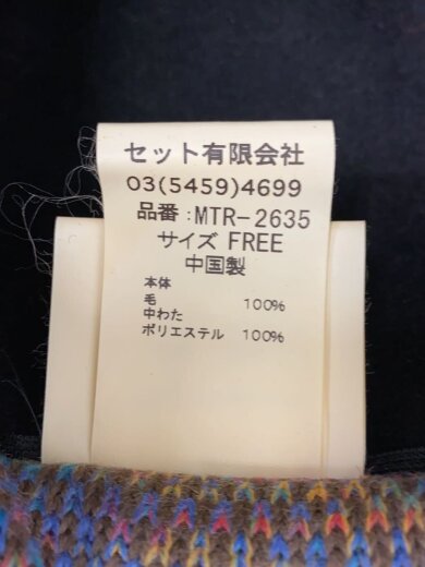 商品画像：MOUNTAIN FOLKS TAILORING/マウンテンハット/FREE/ウール/BLK/メンズ/MTR-2635 7