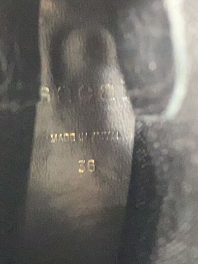 商品画像：サイドゴアチェルシーブーツ/36/KHK/レザー/傷有 5