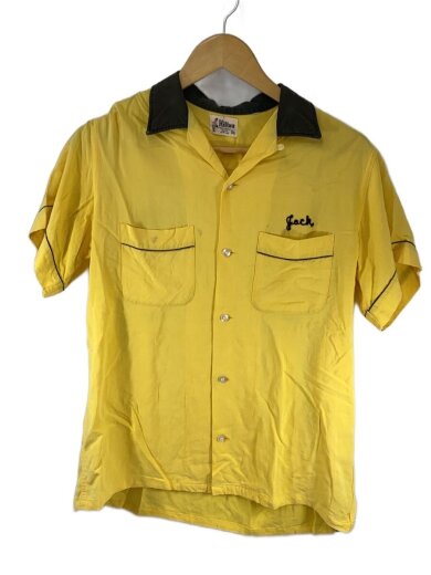 商品画像：50s～60s/ボーリングシャツ/M/コットン/YLW 1
