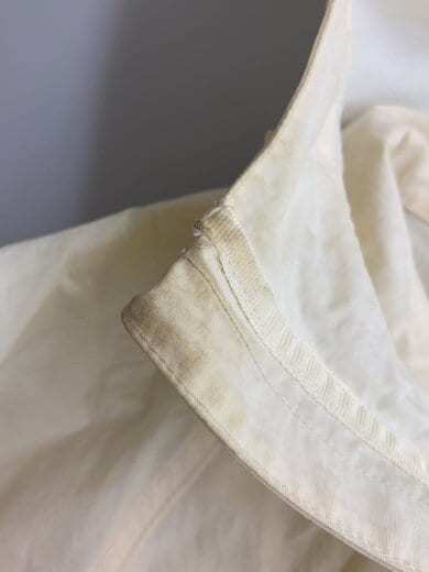 商品画像：ビーチシェルジャケット/L/コットン/CRM/無地/115745/汚れ有 7