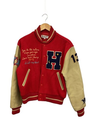 商品画像：HIGH STANDARD SPORTS WEAR/スタジャン/S/ウール/RED 1