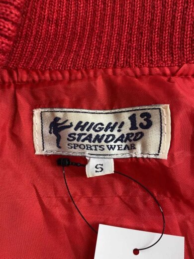 商品画像：HIGH STANDARD SPORTS WEAR/スタジャン/S/ウール/RED 3