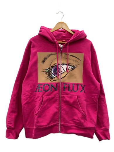 商品画像：22SS/Aeon Flux Zip Up Hooded Sweatshirt/M/コットン/PNK/プリント 1