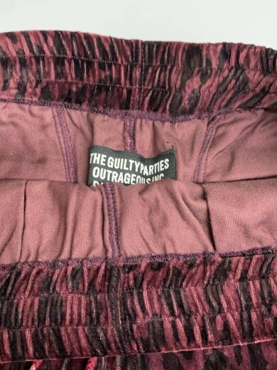 商品画像：22SS/LEOPARD VELVET SHORTS/S/コットン/BRD/レオパード 3