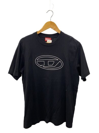 画像：DIESELT-JUST-bigoval/L/コットン/BLK1