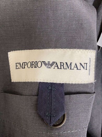 商品画像：リネンシルク1Bテーラードジャケット/48/リネン/GRY 3