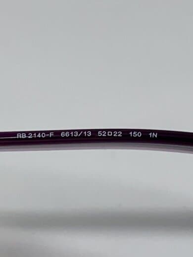 商品画像：WAYFARER/ウェリントン/プラスチック/PUP/YLW/メンズ/RB2140-F// 5