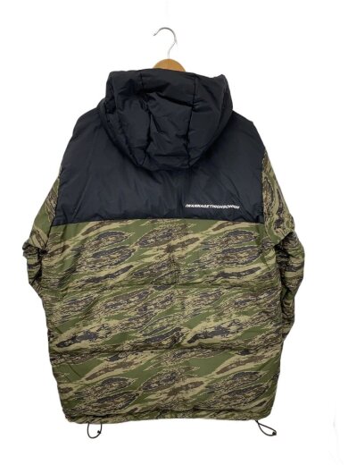 商品画像：HOODED DOWN JACKET/XXL/ナイロン/BLK/カモフラ/2320060 2