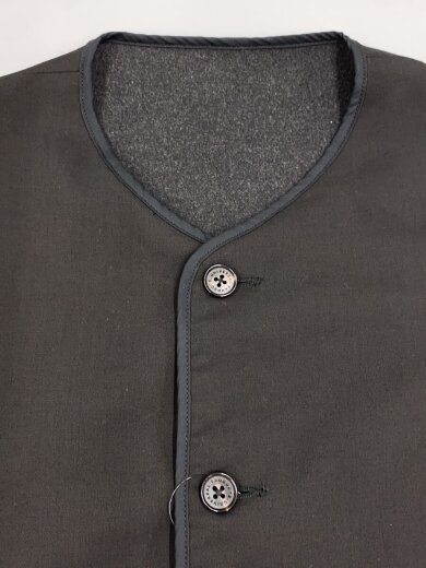 商品画像：REVERSIBLE VEST/3/ポリエステル/BLK/無地/203-60405// 5
