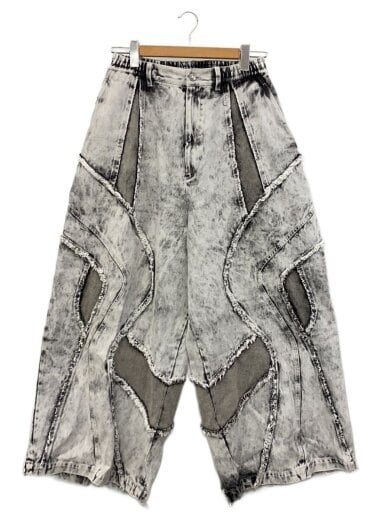 商品画像：Denim Switching Wide Cargo Alien Pant/00/GRY/11251461519// 1