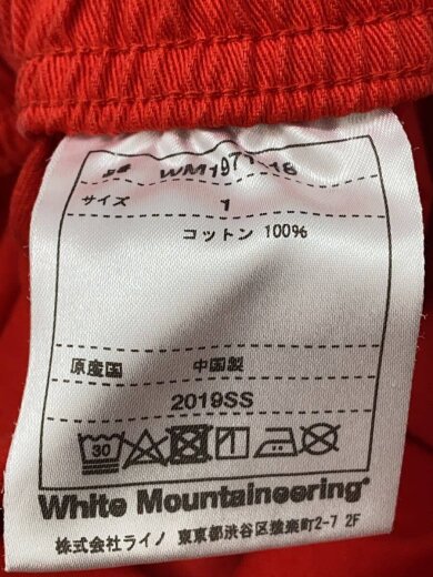 商品画像：ショートパンツ/1/コットン/RED/WM1971418 5