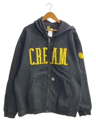 商品画像：wu-tang clan/C.R.E.A.M/hiphop/ ジップパーカー///XL/コットン/BLK 1