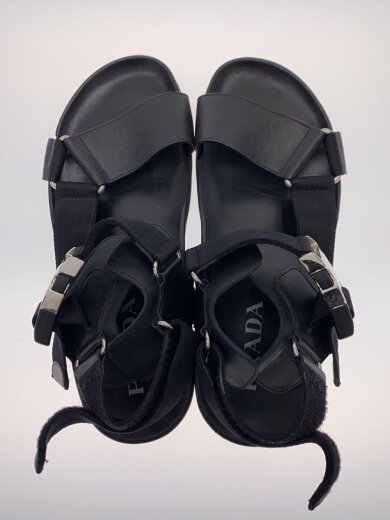 商品画像：スポーツサンダル/バックルベルト/UK7/BLK/レザー/2X3055 3