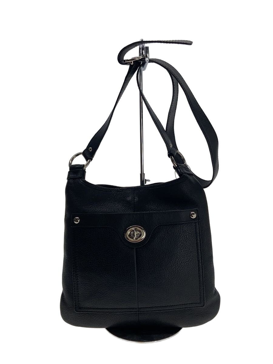 COACH / ショルダーバッグ/レザー/BLK
