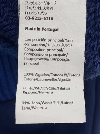 商品画像：ロエベ/アナグラム/クロップド/スウェット/M/コットン/NVY/s359y24x23 5