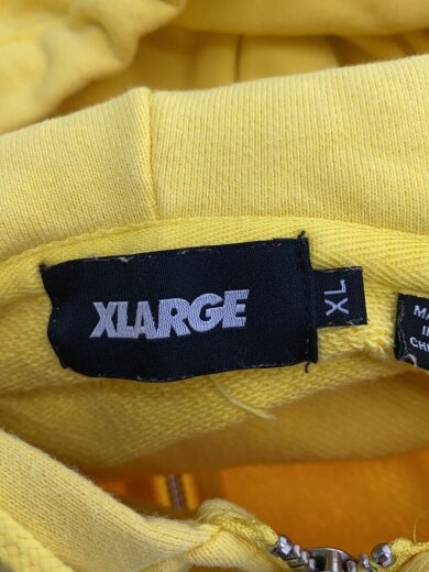商品画像：ジップパーカー/XL/コットン/YLW 3