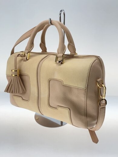 商品画像：ボストンバッグ/レザー/PNK/スウェードロゴ/ミニボストンバッグ 2