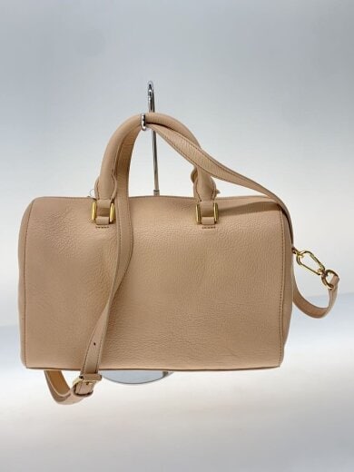 商品画像：ボストンバッグ/レザー/PNK/スウェードロゴ/ミニボストンバッグ 3