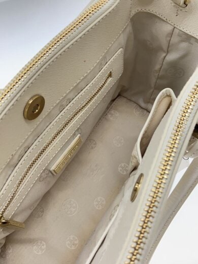 商品画像：ハンドバッグ/レザー/WHT/無地 6