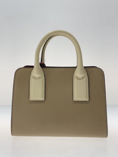 商品画像：ハンドバッグ/レザー/BEG/無地 3