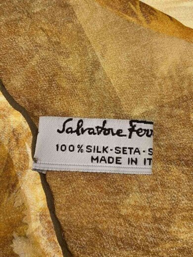 商品画像：サルヴァトーレフェラガモ/ストール/シルク/KHK/レディース 2