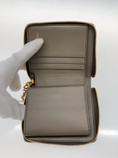 商品画像：2つ折り財布/レザー/GRY/レディース/862522　1125 4