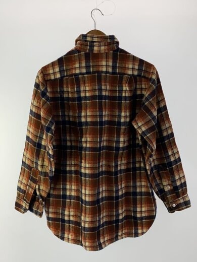 商品画像：70S/USA製/ネルシャツ/16.5/コットン/BRW/チェック 2
